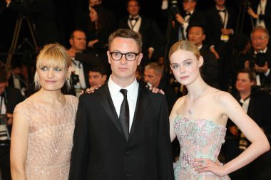Nicolas Winding Refn, Liv Corfixen, Elle Fanning 
