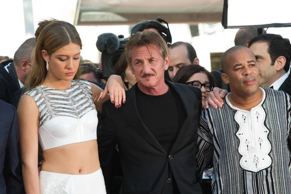 Adele Exarchopoulos, Sean Penn — Stock Photo, Image