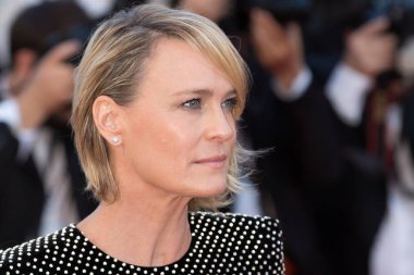 Cannes, Fransa - 17 Mayıs - Robin Wright, 17 Mayıs 2017 tarihinde Fransa 'nın Cannes kentinde düzenlenen 70. Cannes Film Festivalinde 