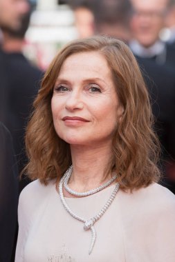 Cannes, Fransa - 21 Mayıs - 'Claire' s Camera (Keul-Le-Eo-Ka-Me-La) 'dan Isabelle Hupert, 21 Mayıs 2017 tarihinde Fransa' nın Cannes kentinde düzenlenen 70..