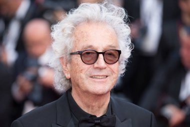 Cannes, Fransa - 21 Mayıs: Luc Plamondon, 21 Mayıs 2017 'de Fransa' nın Cannes kentinde düzenlenen 70. Cannes Film Festivali 'nde 