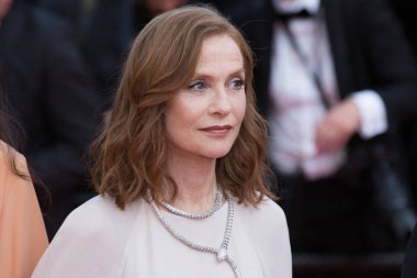Cannes, Fransa - 21 Mayıs - 'Claire' s Camera (Keul-Le-Eo-Ka-Me-La) 'dan Isabelle Hupert, 21 Mayıs 2017 tarihinde Fransa' nın Cannes kentinde düzenlenen 70..