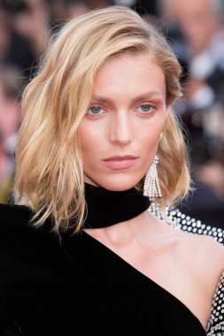Cannes, Fransa - 21 Mayıs - Anja Rubik, 21 Mayıs 2017 'de Fransa' nın Cannes kentinde düzenlenen 70. Cannes Film Festivali 'nde 