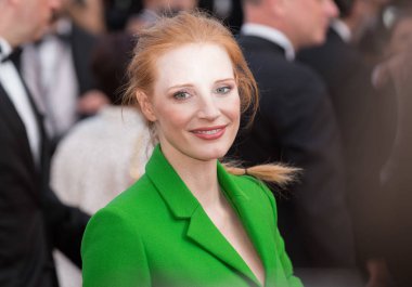 Cannes, Fransa - 21 Mayıs - Jessica Chastain 21 Mayıs 2017 'de Fransa' nın Cannes kentinde düzenlenen 70. Cannes Film Festivali 'nde 