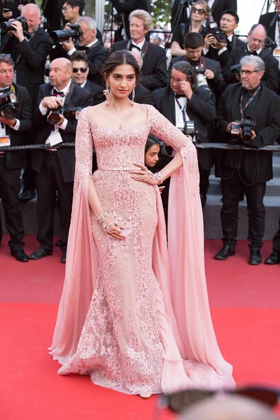 Cannes France Mai Sonam Kapoor Besucht Die Meyerowitz Stories Vorführung — Stockfoto