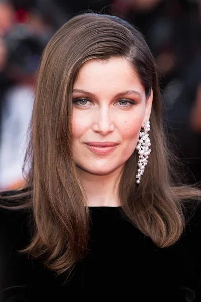 Cannes Frankrike Maj Laetitia Casta Deltar Utställningen Meyerowitz Stories Den — Stockfoto