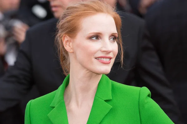 Kannes France May Jessica Chastain Deltar Meyerowitz Stories Visningen Cannes – stockfoto