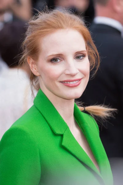 Cannes France May Jessica Chastain Attends Meyerowitz Stories Screening 70Th — 스톡 사진