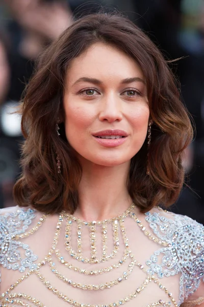 Cannes Frankrike Maj Olga Kurylenko Deltar Utställningen Meyerowitz Stories Den — Stockfoto