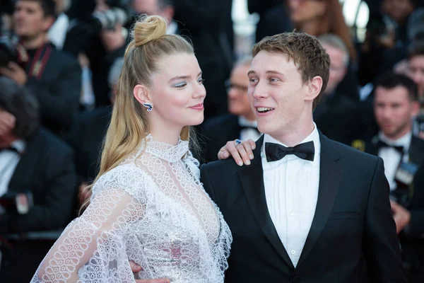 Cannes Francia Mayo George Mackay Anya Taylor Joy Asisten Proyección — Foto de Stock