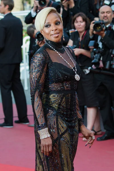 Cannes Fransa Mayıs Mary Blige Mayıs 2017 Fransa Nın Cannes — Stok fotoğraf