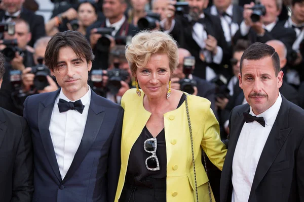 Cannes Frankrike Maj Adam Sandler Emma Thompson Regissör Noah Baumbach — Stockfoto