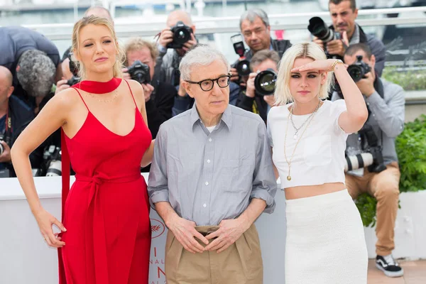 Cannes França Maio Blake Lively Woody Allen Kristen Stewart Assistem — Fotografia de Stock