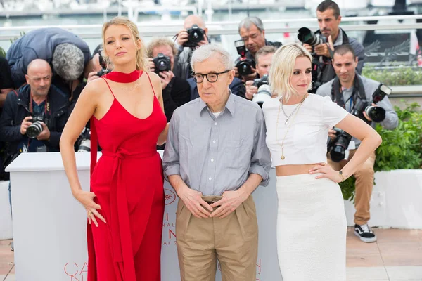 Cannes Francie Května Blake Lively Woody Allen Kristen Stewart Zúčastní — Stock fotografie