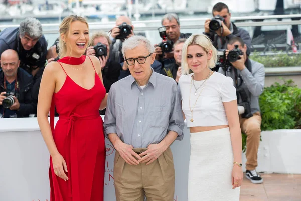 Cannes Francie Května Blake Lively Woody Allen Kristen Stewart Zúčastní — Stock fotografie