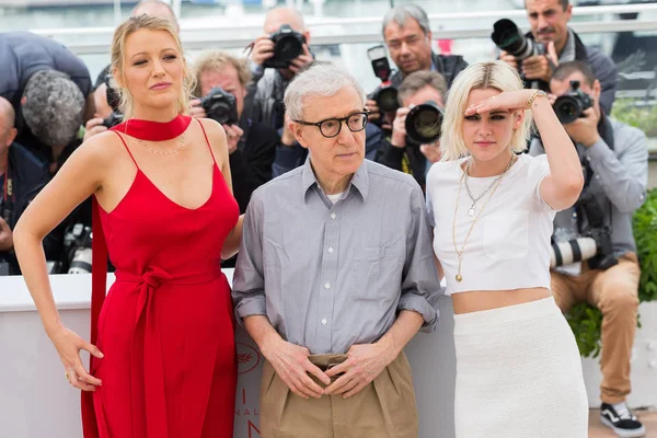 Cannes França Maio Blake Lively Woody Allen Kristen Stewart Assistem — Fotografia de Stock