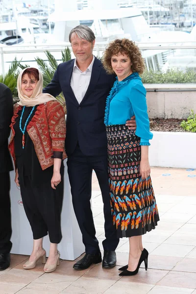 Cannes France May Valeria Golino Mads Mikkelsen Attend Jury Photocall — Stock Photo, Image