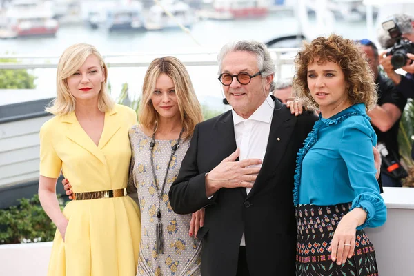 Cannes Francia Mayo Kirsten Dunst Vanessa Paradis George Miller Valeria —  Fotos de Stock