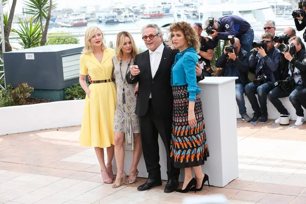 Cannes Francia Maggio Kirsten Dunst Vanessa Paradis George Miller Valeria — Foto Stock
