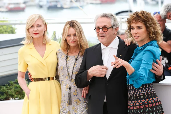Cannes Franciaország Május Kirsten Dunst Vanessa Paradis George Miller Valeria — Stock Fotó