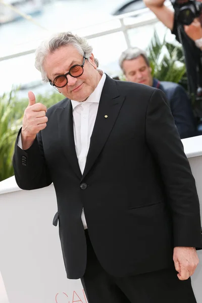 Cannes Francia Mayo Presidente George Miller Asiste Photocall Del Jurado —  Fotos de Stock