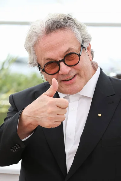 Cannes Franciaország Május George Miller Elnök Részt Vesz Zsűri Fotópályázatán — Stock Fotó