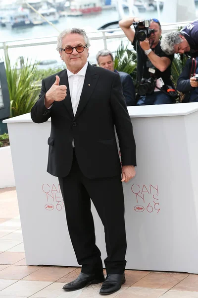 Cannes Frankrike Maj President George Miller Deltar Juryns Fotocall Den — Stockfoto
