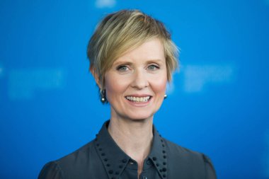 Berlin, Almanya - 14 Şubat: Oyuncu Cynthia Nixon katılmak 'A sessiz tutku' fotoğraf arama sırasında 66 Berlinale Uluslararası Film Festivali Berlin Grand Hyatt Hotel'de üzerinde 14 Şubat 2016, Berlin, Almanya. 