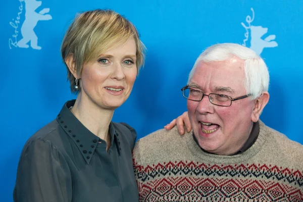 Berlin Germany February Actress Cynthia Nixon Director Terence Davies Attend — Stock Photo, Image