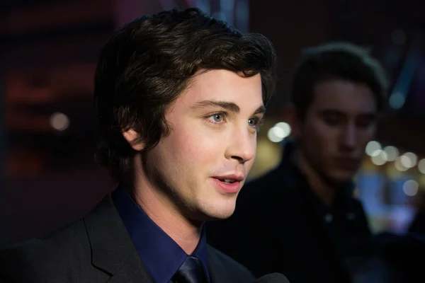 Berlin Tyskland Februari Logan Lerman Deltar Premiären Indignation Den Berlinale — Stockfoto