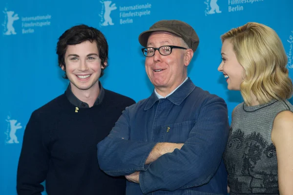 James Schamus Sarah Gadon Logan Lerman Photo Call Indignation Film — Stock Photo, Image