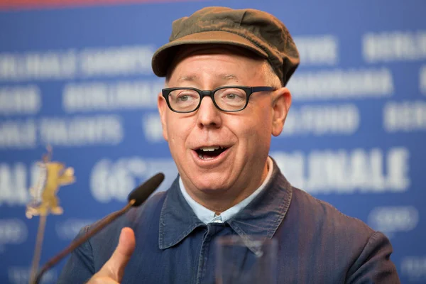 Det James Schamus Indignationspresskonferens 2016 Berlin Film Festival Februari 2016 — Stockfoto