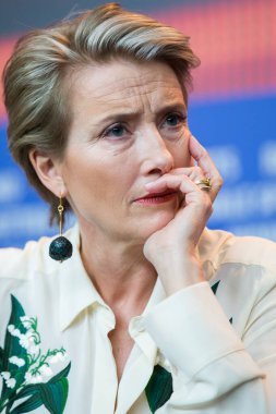 Berlin, Almanya - 15 Şubat 2016 'da Berlin' de düzenlenen 66. Berlinale Uluslararası Film Festivali Berlin 'de 15 Şubat 2016' da Berlin, Almanya 'da düzenlenen' Berlin 'de Tek Başına' basın toplantısına katıldı.. 