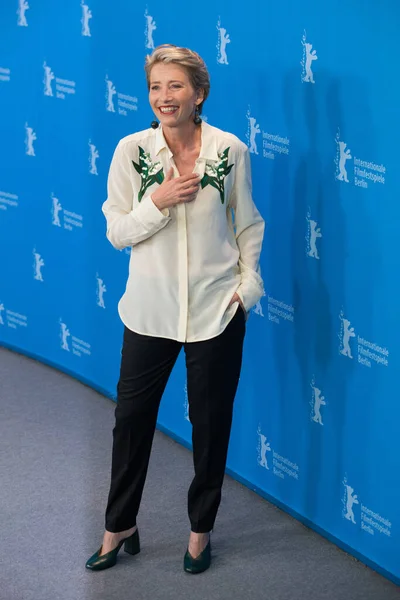 Berlin Germany February Emma Thompson Attends Alone Berlin Jeder Stirbt — Stock fotografie