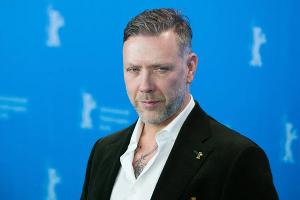 Βερολίνο Γερμανία Φεβρουαρίου Ηθοποιός Mikael Persbrandt Παρευρίσκεται Στη Φωτογραφική Κλήση — Φωτογραφία Αρχείου