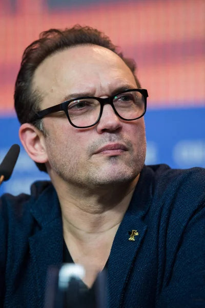 Berlin Deutschland Februar Regisseur Vincent Perez Bei Der Pressekonferenz Alone — Stockfoto