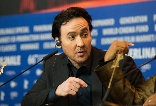 Berlin Deutschland Februar Schauspieler John Cusack Bei Der Pressekonferenz Von — Stockfoto