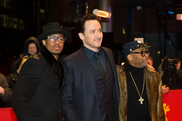 Berlín Alemania Febrero Los Actores Nick Cannon John Cusack Director —  Fotos de Stock