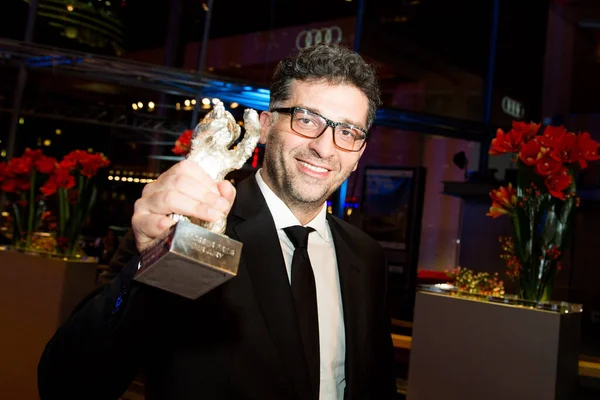 Berlin Germany February Director Danis Tanovic Winner Silver Bear Grand — Stock fotografie