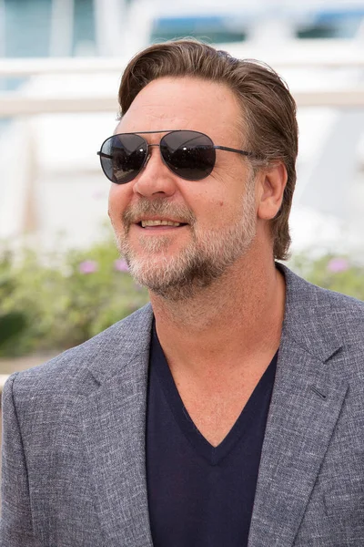 Russell Crowe Partecipa Nice Guys 69Esimo Festival Cannes Maggio 2016 — Foto Stock