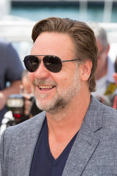 Russell Crowe Bierze Udział Sesji Zdjęciowej Nice Guys Festiwalu Cannes — Zdjęcie stockowe