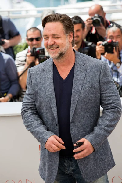Russell Crowe Assiste Nice Guys Photocall 69Th Festival Cannes Maio — Fotografia de Stock