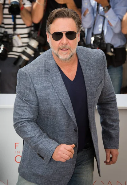 Russell Crowe Účastní Fotoklubu Nice Guys Festivalu Cannes Května 2016 — Stock fotografie