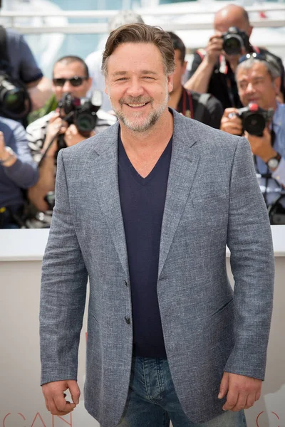 Russell Crowe Attends Nice Guys Photocall 69Th Festival Cannes May — Stock Photo, Image