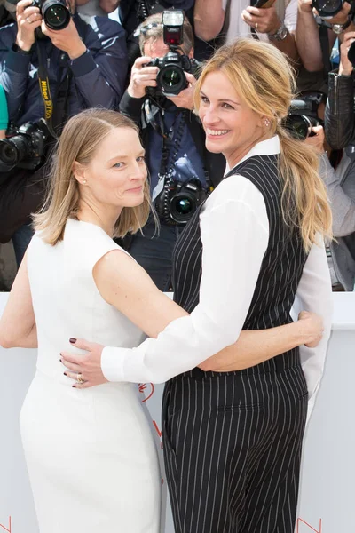 Cannes France May Julia Roberts Jodie Foster Attend Money Monster — 스톡 사진
