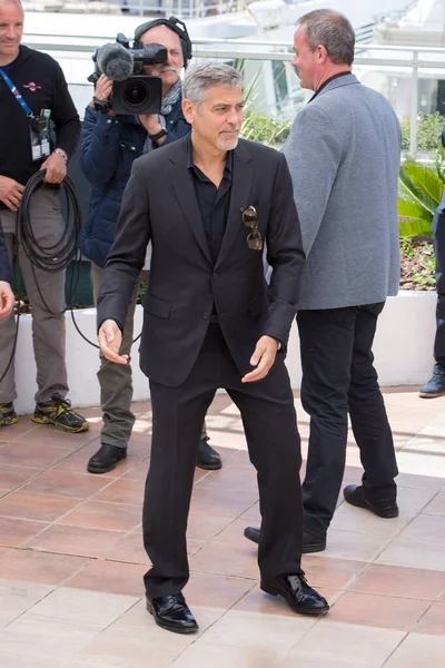 Cannes Frankrike Maj George Clooney Deltar Money Monster Photocall Vid — Stockfoto