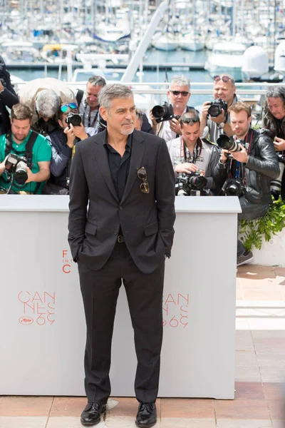 Cannes Francia Maggio George Clooney Partecipa Money Monster Photocall All — Foto Stock