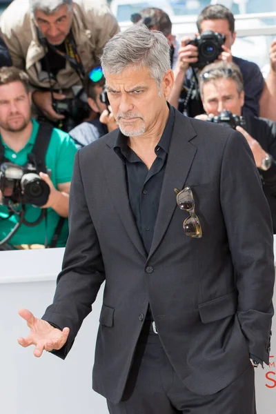 Cannes Frankrig Maj George Clooney Deltager Money Monster Photocall Den - Stock-foto