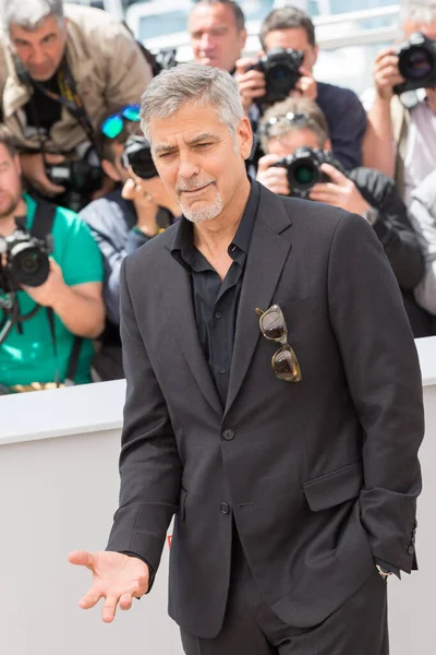 Cannes Francia Maggio George Clooney Partecipa Money Monster Photocall All — Foto Stock