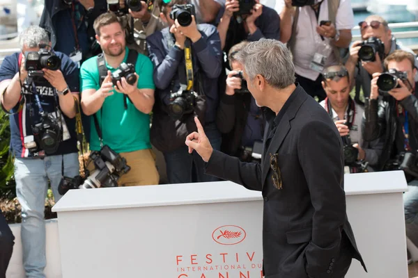 Cannes Francia Maggio George Clooney Partecipa Money Monster Photocall All — Foto Stock